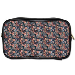 Paisley Pattern Toiletries Bag (one Side) by designsbymallika