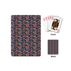 Paisley Pattern Playing Cards Single Design (mini) by designsbymallika