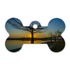 Grande Stream Landscape, Flores, Uruguay002 Dog Tag Bone (two Sides) by dflcprintsclothing