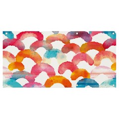 Rainbow Pattern Banner And Sign 8  X 4  by designsbymallika