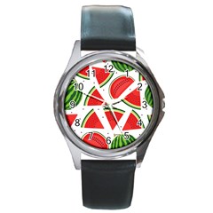 Watermelon Cuties White Round Metal Watch by ConteMonfrey