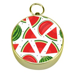 Watermelon Cuties White Gold Compasses by ConteMonfrey