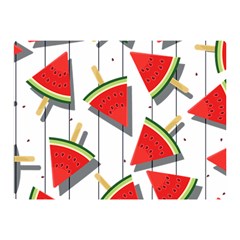 Watermelon Popsicle   Double Sided Flano Blanket (mini) 