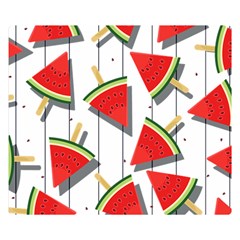 Watermelon Popsicle   Double Sided Flano Blanket (small)  by ConteMonfrey