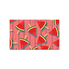 Red Watermelon Popsicle Sticker (rectangular) by ConteMonfrey