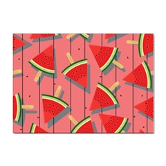 Red Watermelon Popsicle Sticker A4 (100 Pack) by ConteMonfrey