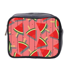 Red Watermelon Popsicle Mini Toiletries Bag (two Sides)