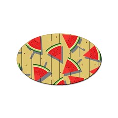 Pastel Watermelon Popsicle Sticker Oval (100 pack)