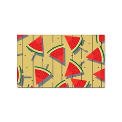 Pastel Watermelon Popsicle Sticker Rectangular (10 Pack) by ConteMonfrey