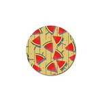 Pastel Watermelon Popsicle Golf Ball Marker Front