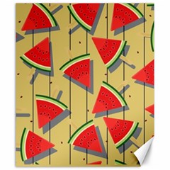 Pastel Watermelon Popsicle Canvas 20  x 24 