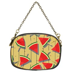 Pastel Watermelon Popsicle Chain Purse (Two Sides)