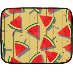 Pastel Watermelon Popsicle Double Sided Fleece Blanket (Mini) 