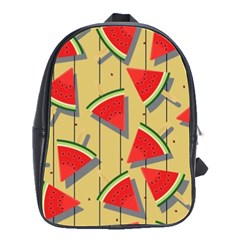 Pastel Watermelon Popsicle School Bag (Large)