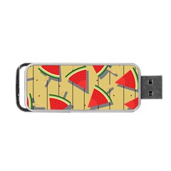 Pastel Watermelon Popsicle Portable USB Flash (Two Sides)