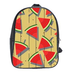 Pastel Watermelon Popsicle School Bag (XL)