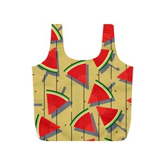 Pastel Watermelon Popsicle Full Print Recycle Bag (S)