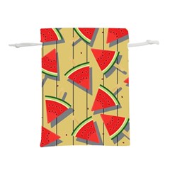 Pastel Watermelon Popsicle Lightweight Drawstring Pouch (M)