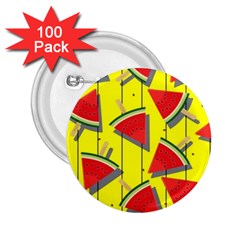 Yellow Watermelon Popsicle  2 25  Buttons (100 Pack)  by ConteMonfrey