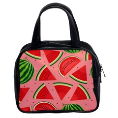 Red Watermelon  Classic Handbag (two Sides) by ConteMonfrey