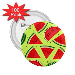 Pastel Watermelon   2 25  Buttons (100 Pack)  by ConteMonfrey