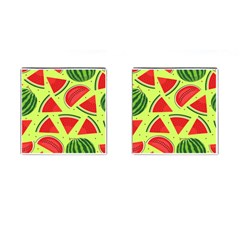 Pastel Watermelon   Cufflinks (square) by ConteMonfrey