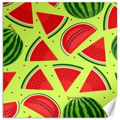Pastel Watermelon   Canvas 20  X 20  by ConteMonfrey