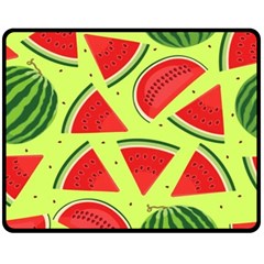 Pastel Watermelon   Double Sided Fleece Blanket (medium)  by ConteMonfrey