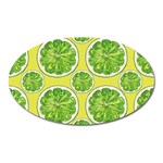 Lemon Cut Oval Magnet Front