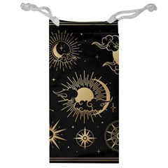 Asian-set-with-clouds-moon-sun-stars-vector-collection-oriental-chinese-japanese-korean-style Jewelry Bag by Wegoenart