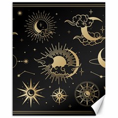 Asian-set-with-clouds-moon-sun-stars-vector-collection-oriental-chinese-japanese-korean-style Canvas 16  X 20  by Wegoenart