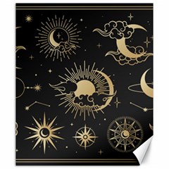 Asian-set-with-clouds-moon-sun-stars-vector-collection-oriental-chinese-japanese-korean-style Canvas 20  X 24  by Wegoenart