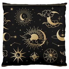 Asian-set-with-clouds-moon-sun-stars-vector-collection-oriental-chinese-japanese-korean-style Standard Flano Cushion Case (two Sides) by Wegoenart