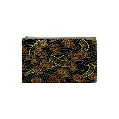 Oriental-traditional-seamless-pattern Cosmetic Bag (small) by Wegoenart