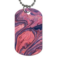 Abstract-colorful-painting-background-closeup Dog Tag (two Sides) by Wegoenart