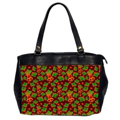 Illustration-christmas-default Oversize Office Handbag (2 Sides)