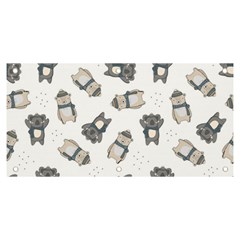 Cute Seamless Pattern With Koala Panda Bear Banner And Sign 6  X 3  by Wegoenart