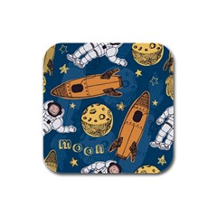 Missile Pattern Rubber Square Coaster (4 Pack)