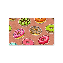 Doughnut Doodle Colorful Seamless Pattern Sticker (rectangular) by Wegoenart