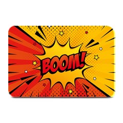 Explosion Boom Pop Art Style Plate Mats by Wegoenart