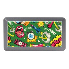 Pop Art Colorful Seamless Pattern Memory Card Reader (mini) by Wegoenart