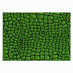 Seamless Pattern Crocodile Leather Large Glasses Cloth (2 Sides) by Wegoenart