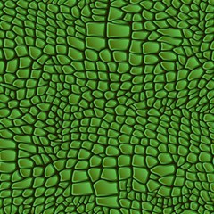 Seamless Pattern Crocodile Leather Play Mat (rectangle) by Wegoenart