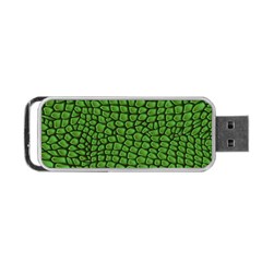 Seamless Pattern Crocodile Leather Portable Usb Flash (one Side) by Wegoenart