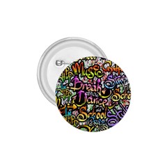 Graffiti Word Seamless Pattern 1 75  Buttons by Wegoenart