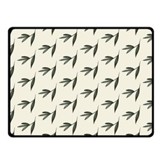 Minimalist Fall Of Leaves Fleece Blanket (small) by ConteMonfrey