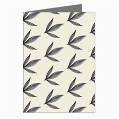 Minimalist Leaves Greeting Cards (pkg Of 8) by ConteMonfrey