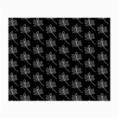Black Cute Leaves Small Glasses Cloth by ConteMonfrey