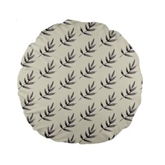 Minimalist Branch Standard 15  Premium Round Cushions