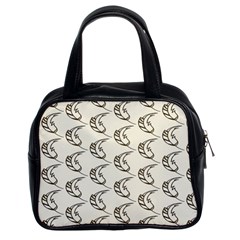 Cute Leaves Draw Classic Handbag (two Sides) by ConteMonfrey